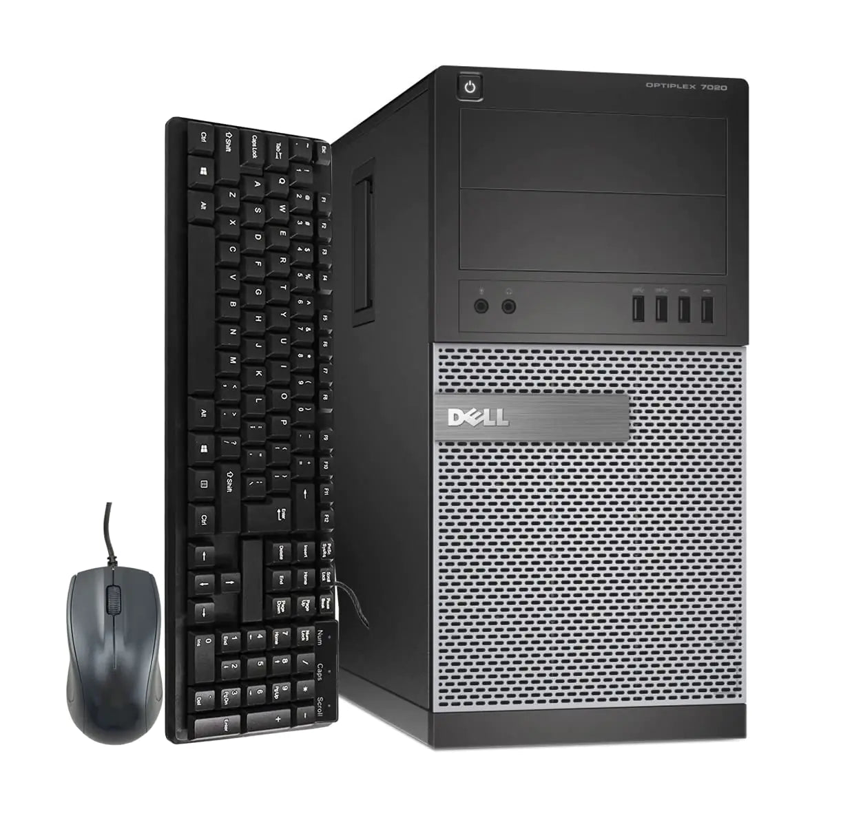 Dell Optiplex 7010 Tower Desktop Computer Intel i7-3770 Upto 3.9GHz HD Graphics 4000 4K Support 8GB RAM 256GB SSD DisplayPort HDMI DVD AC Wi-Fi Bluetooth - Windows 10 Pro (Renewed)