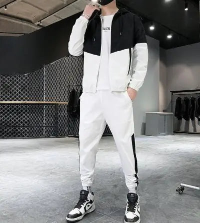 Casual Joggers Hooded Sportswear Jackets