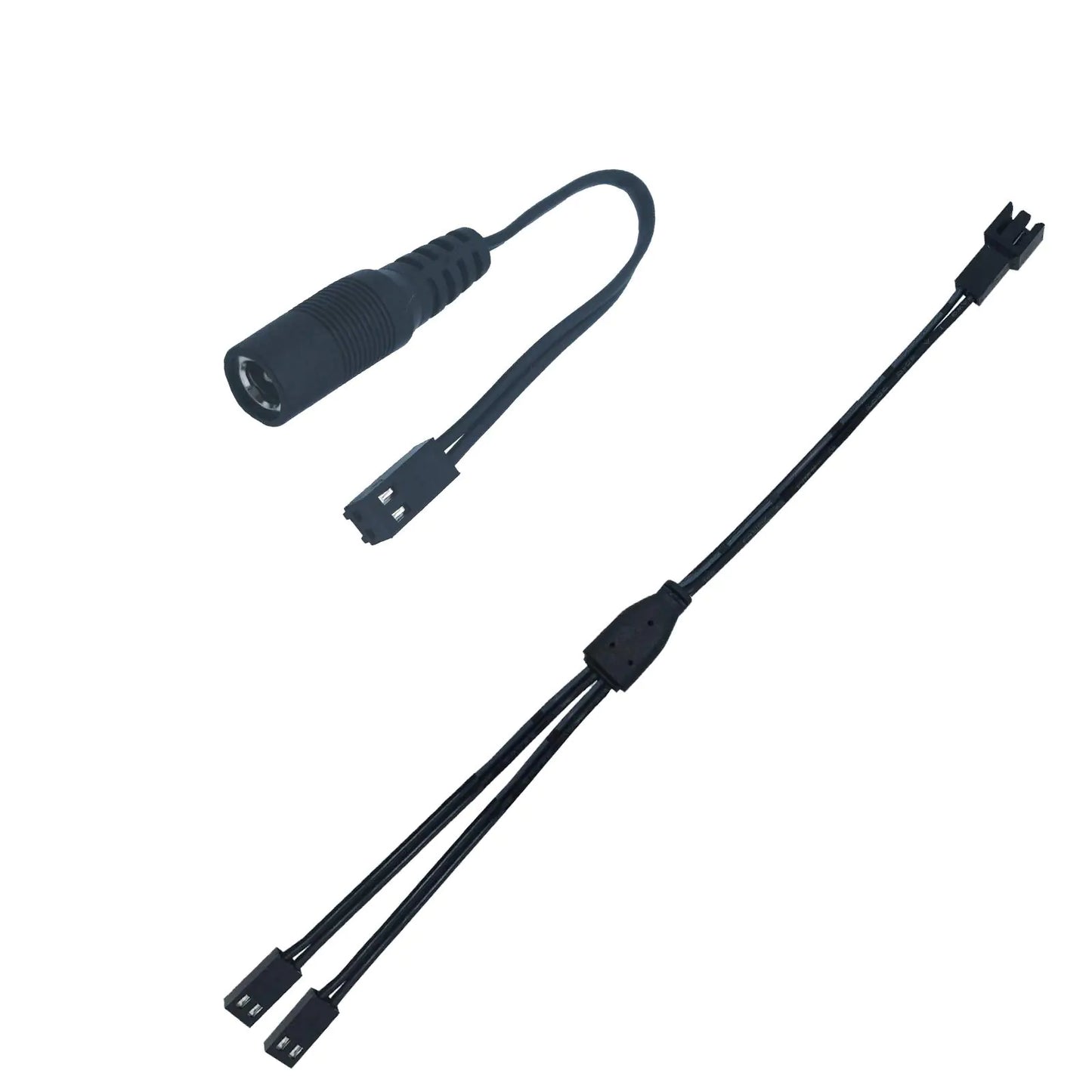 Litever DC5521-L822 Connector and Y-shape 1-2 Power Spliter 22 awg cable Only Compatible with Litever LL-013 Flex-Strip Lighting Kit.