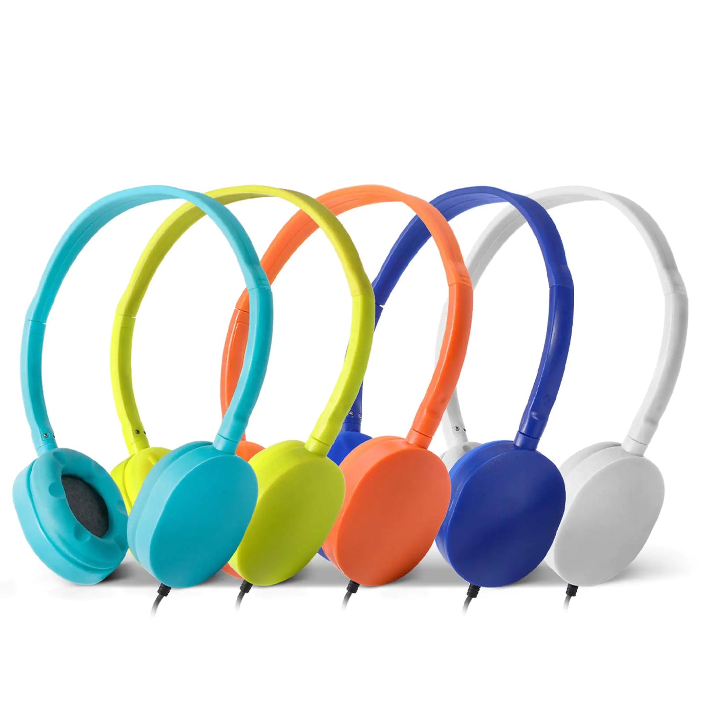 Wholesale Bulk Headphone10 Packs School Headphones for Classsroom for School Airplane Hospital Students Kids and Adults (Mixed Colors)